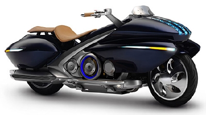  Click to see more Yamaha Gen-RYU hybrid motorcycle information & photos 