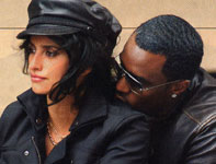  Click for Penelope Cruz & P Diddy Combs & motorcycle 
