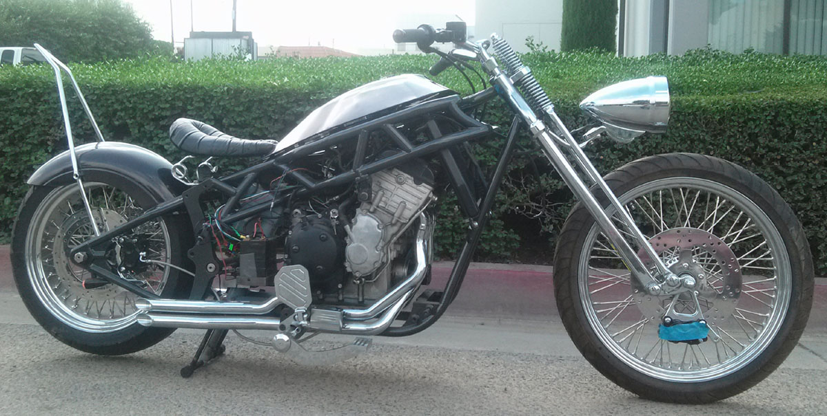  Chopped 4 Cylinder Triumph Cafe Racer For Sale 
