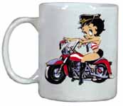  Click to Zoom on Betty Boop & Motorcycle 